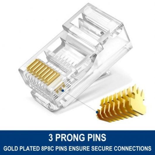 Ewent IM1205 Conector Modular CAT6 U/UTP 100 Unidades