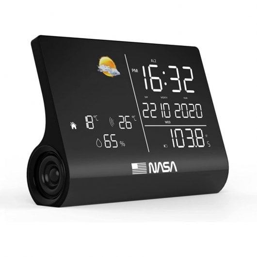 Stazione meteorologica NASA WSP1300 con altoparlante Nero