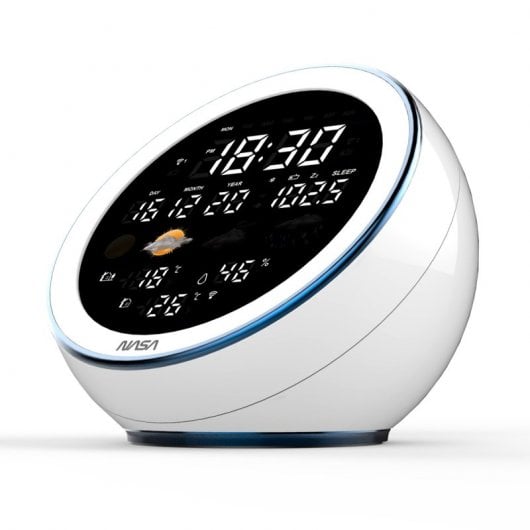 NASA WSP1500 Estação Meteorológica com Altifalante Bluetooth Branca