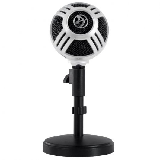Arozzi Sfera Micrófono Cardioide para Streaming Blanco