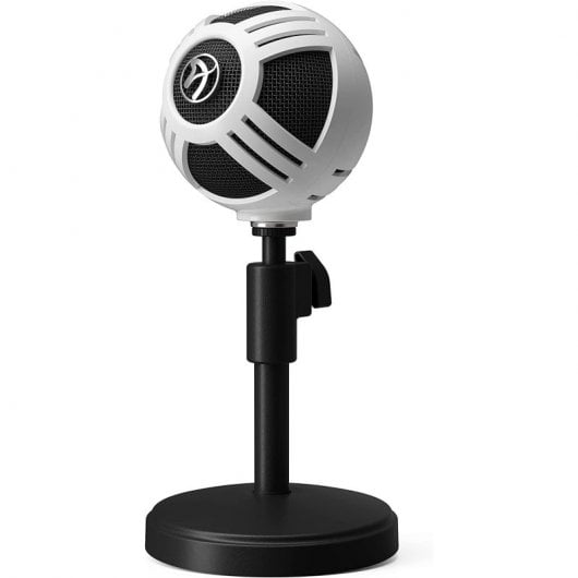 Arozzi Sfera Micrófono Cardioide para Streaming Blanco