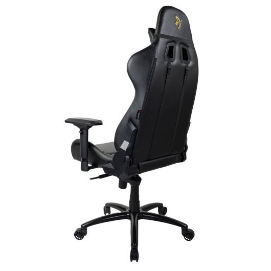 Arozzi Verona Signature PU Silla Gaming con Logo Dorado Negra