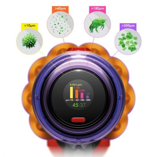 Dyson V12 Detect Slim 2 Zyklon-Stielstaubsauger Nickel/Gelb