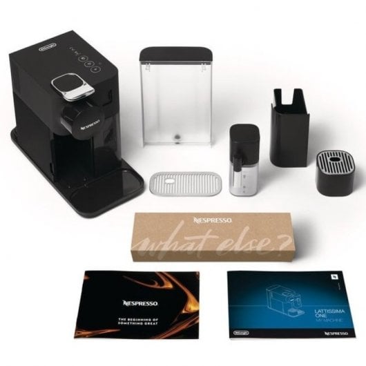 Machine à café Nespresso DeLonghi Lattissima One EN510.B noire