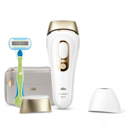 Depiladora Luz Pulsada IPL Braun Silk Expert Pro 5 PL5154 2 Modos Precisão