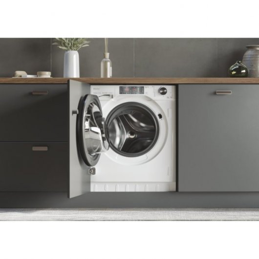 Haier HWQ90B416FWB-S Lavadora Carga Frontal Integrable 9Kg A