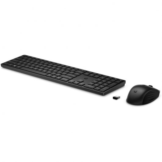 Combinazione tastiera e mouse wireless HP 650 nera