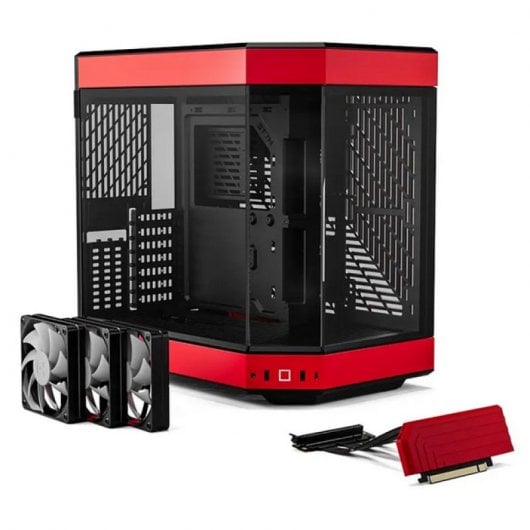 Hyte Y60 Cristal Templado USB 3.0 Roja