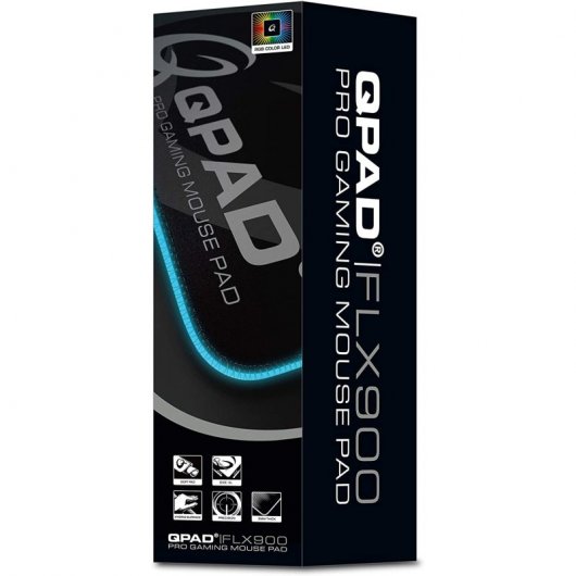 Qpad FLX900 Pro Alfombrilla Gaming RGB 90x42cm Negra