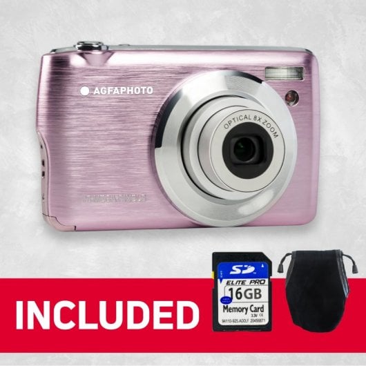 AgfaPhoto Compact DC8200 18MP Zoom x8 Rose