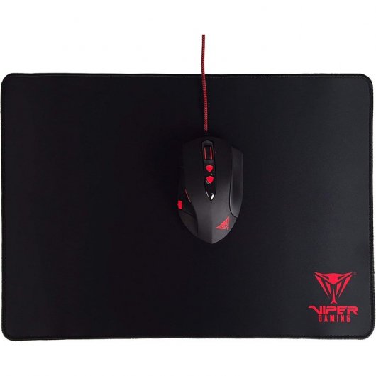 Tappetino per mouse da gioco grande Patriot Viper 45x32 cm Nero