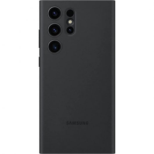 Samsung Smart View Wallet Case Funda Libro Negra para Galaxy S23 Ultra