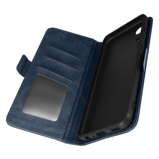 Avizar Funda Tarjetero con Soporte Azul para Samsung Galaxy A03 Core