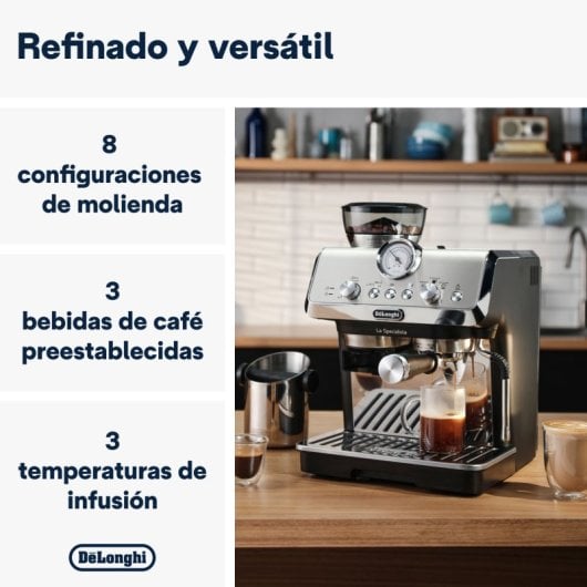 DeLonghi Specialista Arte EC9155.MB Cafetera Espresso Pump 15 Bares