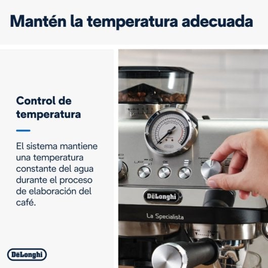 DeLonghi Specialista Arte EC9155.MB Cafetera Espresso Pump 15 Bares