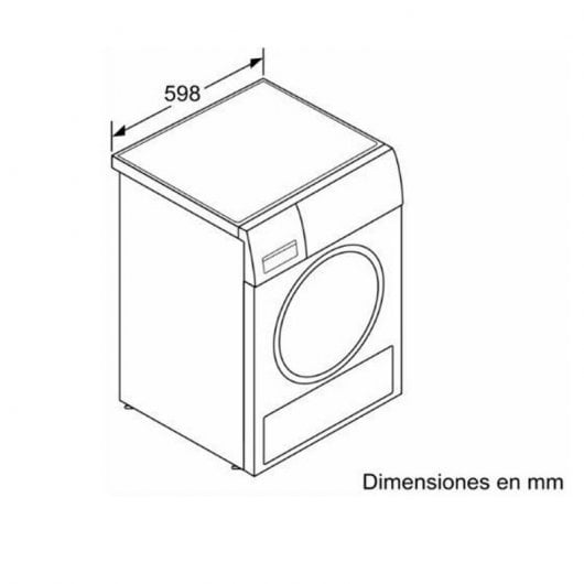Balay 3SB090B Secadora Bomba de Calor Carga frontal 9Kg E Blanca