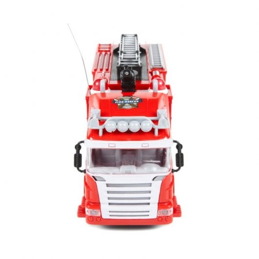 World Tech Toys- Camion de Pompier radiocommandé, 34980, Rouge