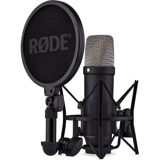 Rode NT1 5a Generação Microfone com Condensador e Grande Diafragma Preto