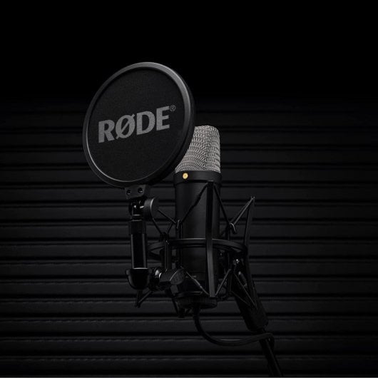 Rode NT1 5a Generação Microfone com Condensador e Grande Diafragma Preto