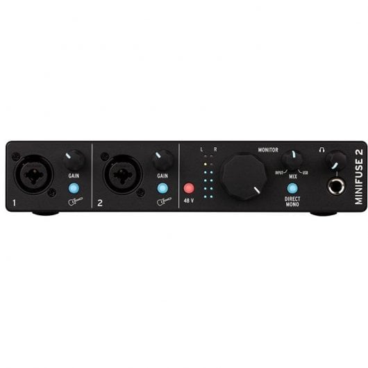 Arturia MiniFuse 2 Interfaz de Audio y MIDI USB Compacta Negra