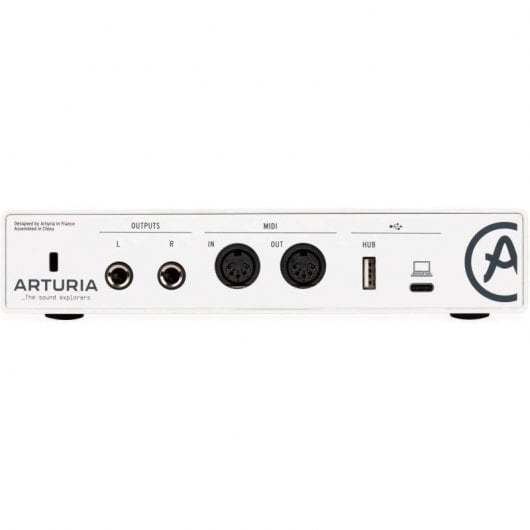 Arturia MiniFuse 2 Interfaz de Audio y MIDI USB Compacta Blanco