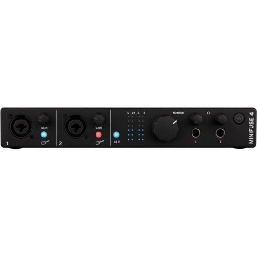 Arturia MiniFuse 4 Interfaz de Audio y MIDI USB Compacta Negra