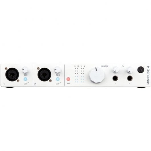 Arturia MiniFuse 4 Interfaz de Audio y MIDI USB Compacta Blanca