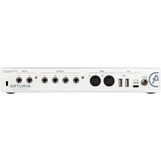 Arturia MiniFuse 4 Interfaz de Audio y MIDI USB Compacta Blanca