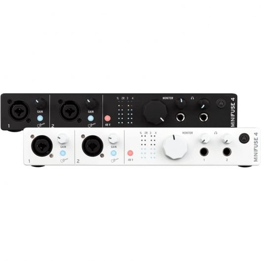 Arturia MiniFuse 4 Interfaz de Audio y MIDI USB Compacta Blanca