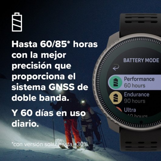 Suunto Vertical Reloj Smartwatch Titanium Solar Black