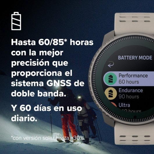 Montre intelligente verticale Suunto sable noir