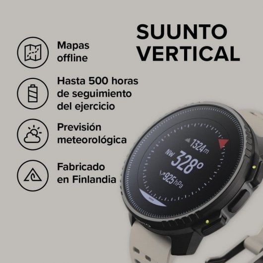 Smartwatch verticale Suunto nero sabbia