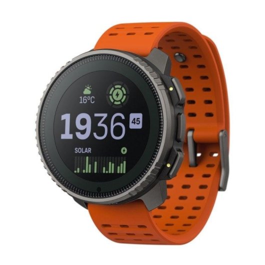 Suunto Vertical GPS Bluetooth 49mm Matrix Titan Saphir Orange S/M Wasserdicht 100m Solarladung