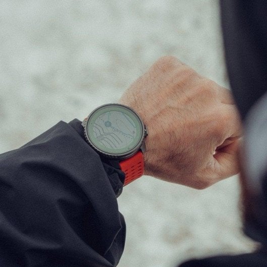 Suunto Vertical GPS Bluetooth 49mm Matrix Titan Saphir Orange S/M Wasserdicht 100m Solarladung