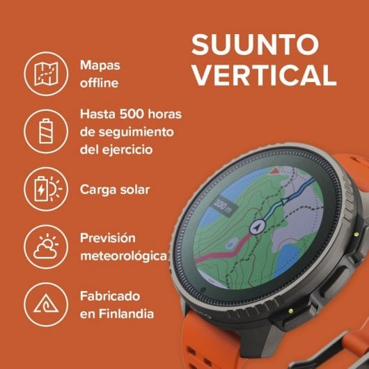 Smartwatch verticale Suunto Titanium Solar Canyon