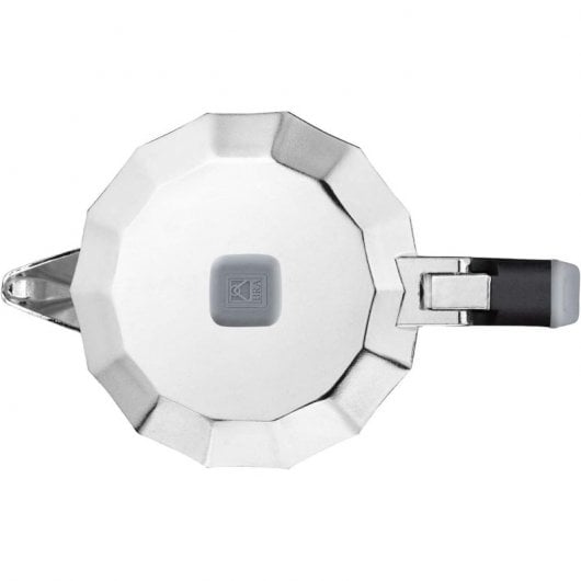 BRA Perfecta Cafetera Italiana 12 Tazas Plata