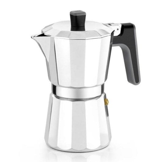 Kaffeemaschine Italienisch BRA Perfecta 12 Tassen Full Induktion Alu Ergonomisch