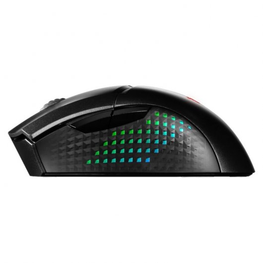 MSI Clutch GM51 Mouse da gioco ottico wireless RGB leggero 26000 DPI Nero