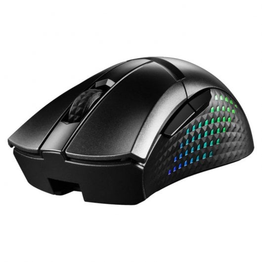 MSI Clutch GM51 Mouse da gioco ottico wireless RGB leggero 26000 DPI Nero