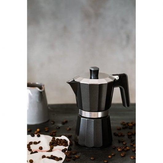 BRA Perfecta Black Cafetera Italiana 12 Tazas