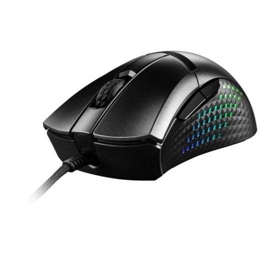 MSI Clutch GM51 Mouse da gioco ottico RGB leggero 26000 DPI Nero