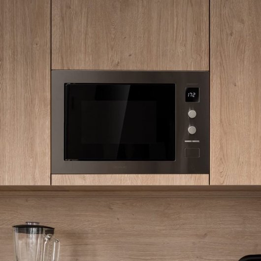 Cecotec Grandheat 2550 Built-in Steel Microondas Integrable con Grill 25L 1320W
