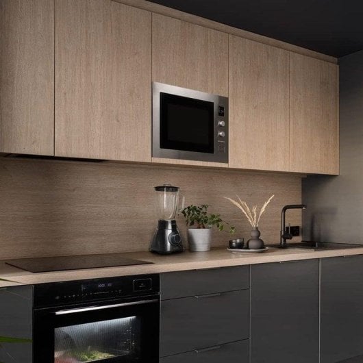 Microondas Cecotec 01400 25L 1320W Grill Digital 8 Programas Descongela