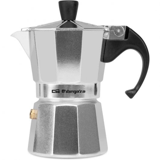 Orbegozo KF 200 Italienische Kaffeemaschine 2 Tassen Silber