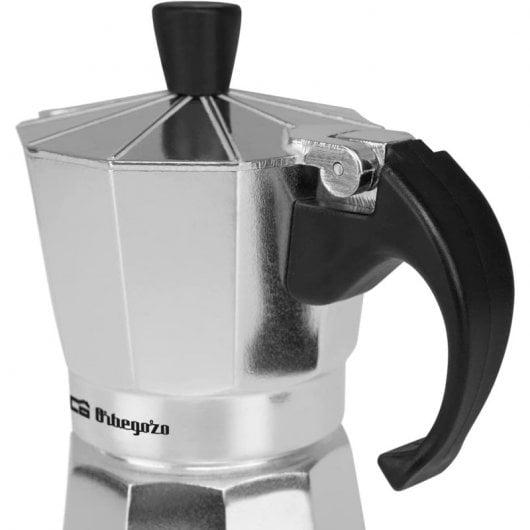 Orbegozo KF 200 Italienische Kaffeemaschine 2 Tassen Silber