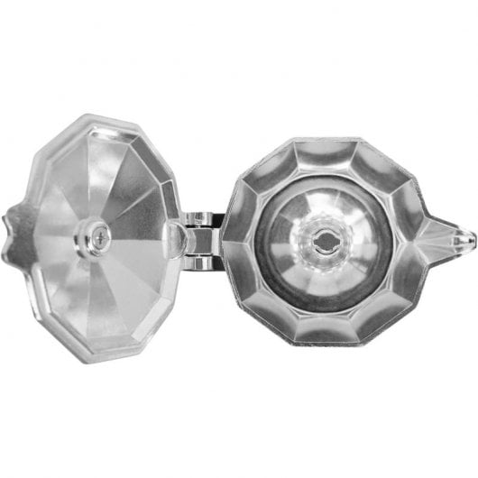 Orbegozo KF 200 Italienische Kaffeemaschine 2 Tassen Silber