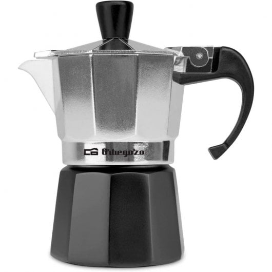Orbegozo KFM 130 Cafetera Italiana 1 Taza Plata/Negro