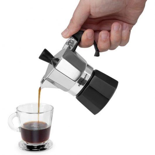 Orbegozo KFM 130 Cafetera Italiana 1 Taza Plata/Negro
