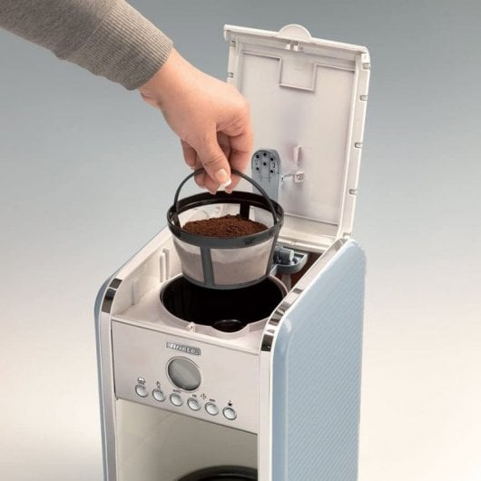 Ariete Vintage 1342/05 Cafetera Goteo de 12 Tazas 2000W Azul