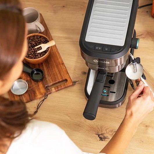 Cecotec Cafelizzia 890 Dark Cafetera Espresso 20 Bares Acero Inoxidable Negro
